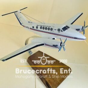 Model of Beechcraft King Air B200 RFDS (VH-FDD) with detailed craftsmanship.